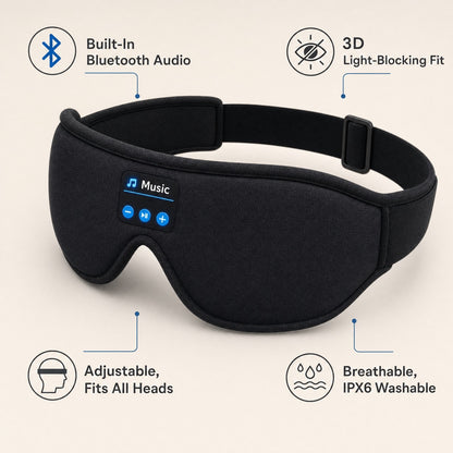 3D Eye Mask Bluetooth Mask